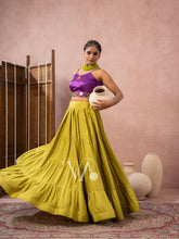 Purple & Yellow Chaniya Choli